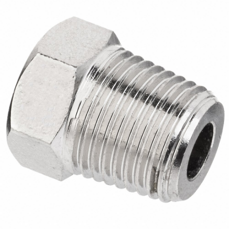 GRAINGER ZUSA-PF-9069 Hex Head Plug, Nickel-Plated Brass, 1/2 Inch Fitting Pipe Size, Male Nptf, Class 1000 | CQ7GQV 60VU14