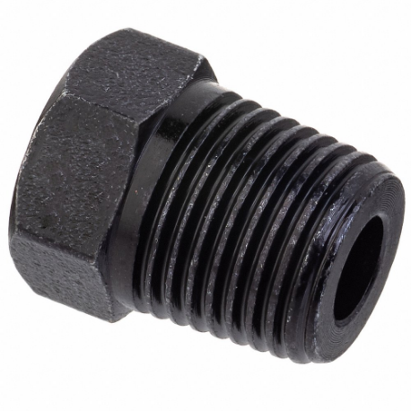 GRAINGER ZUSA-PF-9126 Hex Head Plug, Black Zinc-Plated Brass, 1/4 Inch Fitting Pipe Size, Male Nptf, Class 1000 | CQ7GQT 60VT55