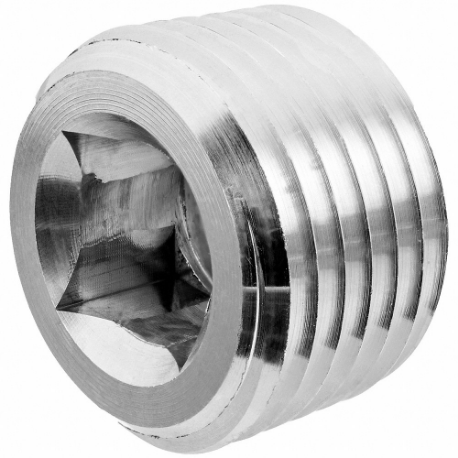 GRAINGER ZUSA-PF-9573 Plug, Aluminum, 1 1/2 Inch Fitting Pipe Size, Class 150, Male Npt | CP7KWY 60PX81