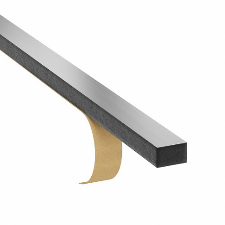 GRAINGER ZUSABSR-65 Buna-N Strip, Closed Cell, 2 Inch X 36 In, 3/4 Inch Thick, 1-Sided Adhesive, Black | CP7ZXB 743Y87