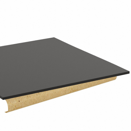 GRAINGER ZUSANATSR-118 Natural Sponge Sheet, Std, 12 Inch X 12 Inch Nominal Size, 1 Inch Thick, Black, Open Cell | CQ2NTZ 787FD2