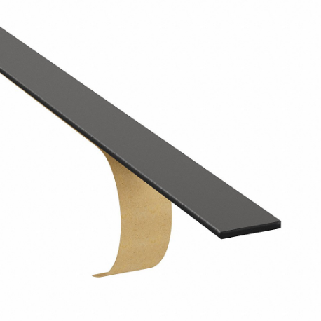 GRAINGER ZUSANATSR-77 Natural Sponge Strip, Std, 1 1/2 Inch X 10 Ft Nominal Size, 3/8 Inch Thick, Black | CQ2NZU 787F81