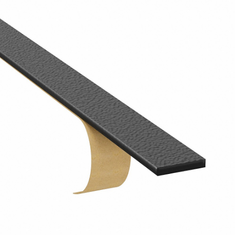 GRAINGER ZUSANSRO-53 Neoprene Strip, 1 1/2 Inch x 10 ft Size, 3/16 Inch Thick, Black, Open Cell, Textured | CQ2PQT 787FM7