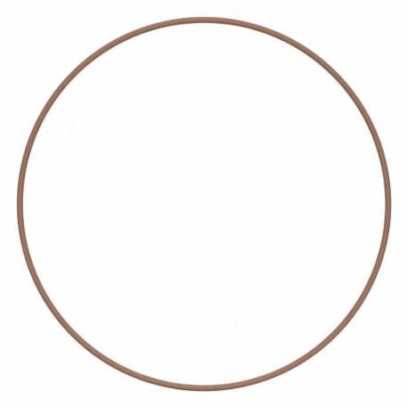 GRAINGER ZUSAVB75265 O-Ring, 265, 7 3/4 Inch Inside Dia, 8 Inch Outside Dia, 75 Shore A, Brown, 2 PK | CQ3GXF 713L70