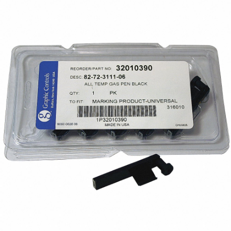 GRAPHIC CONTROLS 82-72-3111-06 -BLACK STATIC PENS