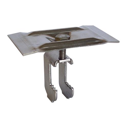 GRATING FASTENERS FFSSGG-1E Grating Clip, Standard, 2 Inch Grating Thickness, 1/4 To 3/4 Inch Flange Thickness, 316Ss, 25PK | CD6GPD