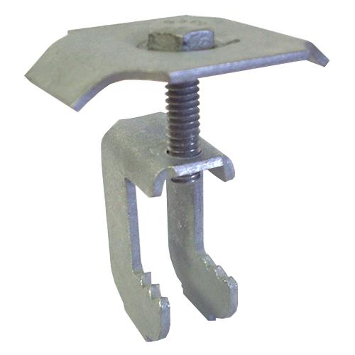 GRATING FASTENERS GN-1A Grating Clip, Narrow Grip, 1 Inch Grating Thickness, 1/4 To 3/4 Inch Flange Thickness, Galvanized Carbon Steel, 50PK | CD7AJM