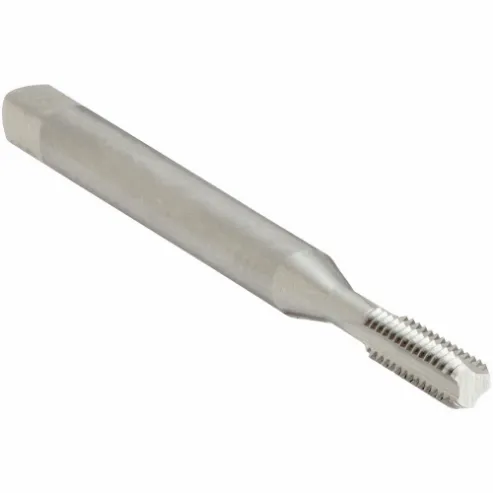 Straight Flute Tap, #10-32 Thread Size, 1/2 in Thread Length, 2 3/8 in Overall Length