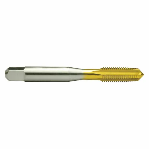 Straight Flute Tap, 3/8 In-24 Thread Size, 1 1/4 in Thread Length, Plug, Right Hand