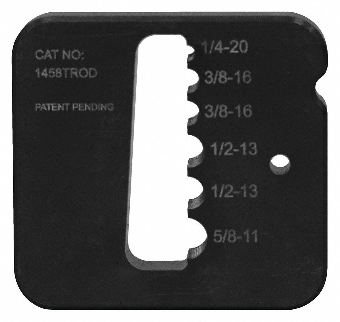 GREENLEE 1458TROD T Rod Die, 3/4 Inch Thickness, Tool Steel | CE9DET 55EM51