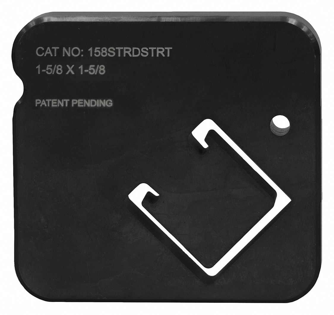 GREENLEE 158STRDSTRT Single Strut Die, 1-5/8 x 1-5/8 Inch Size | CE9GEG 55EM58