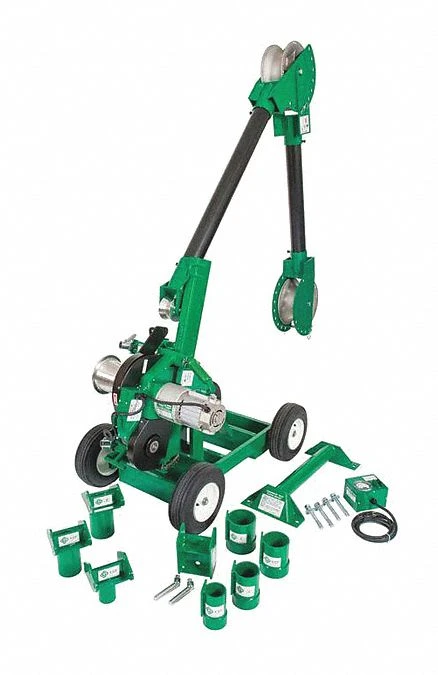 Cable Puller, Floor Mount/Wheeled, 6, 500 lbf