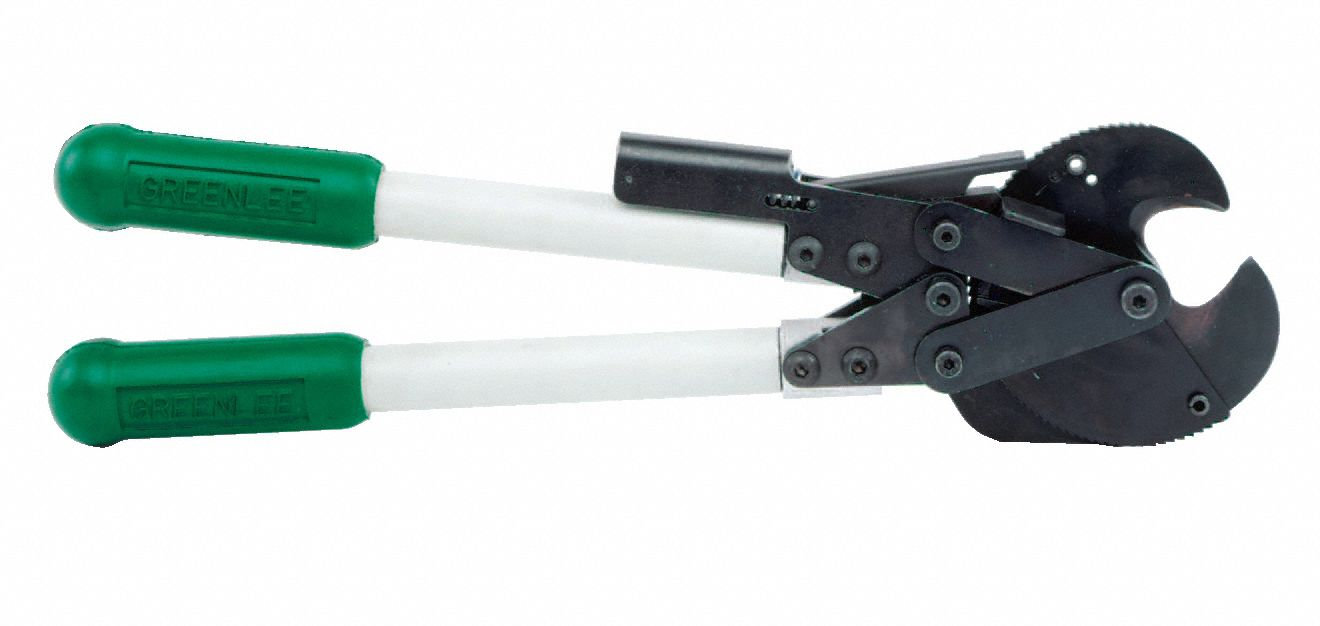 GREENLEE 774 Two Speed Ratchet Cable Cutter, 19-1/8 Inch Overall Length, Fiberglass Handles | AA9NTJ 1ED71