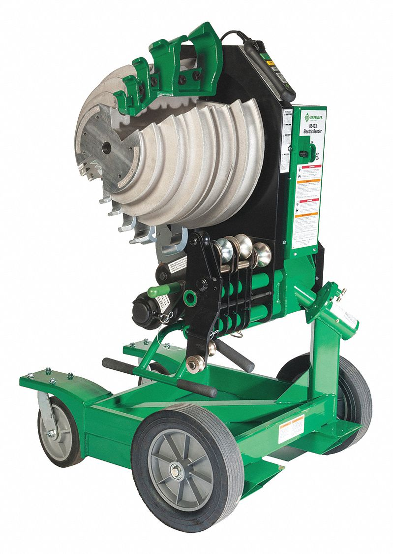 GREENLEE 854DX Electric Conduit Bender, Single Shoe, 1/2 To 2 Inch Conduit Capacity, 120V AC | AH8CXC 38GU29