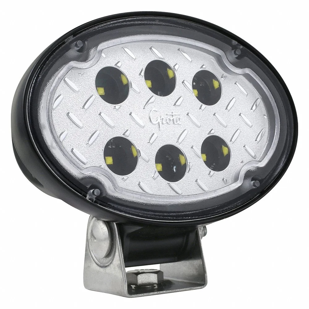 Work Light, 5 15/16 Inch Overall Dia, 2 3/4 Inch Overall Dp