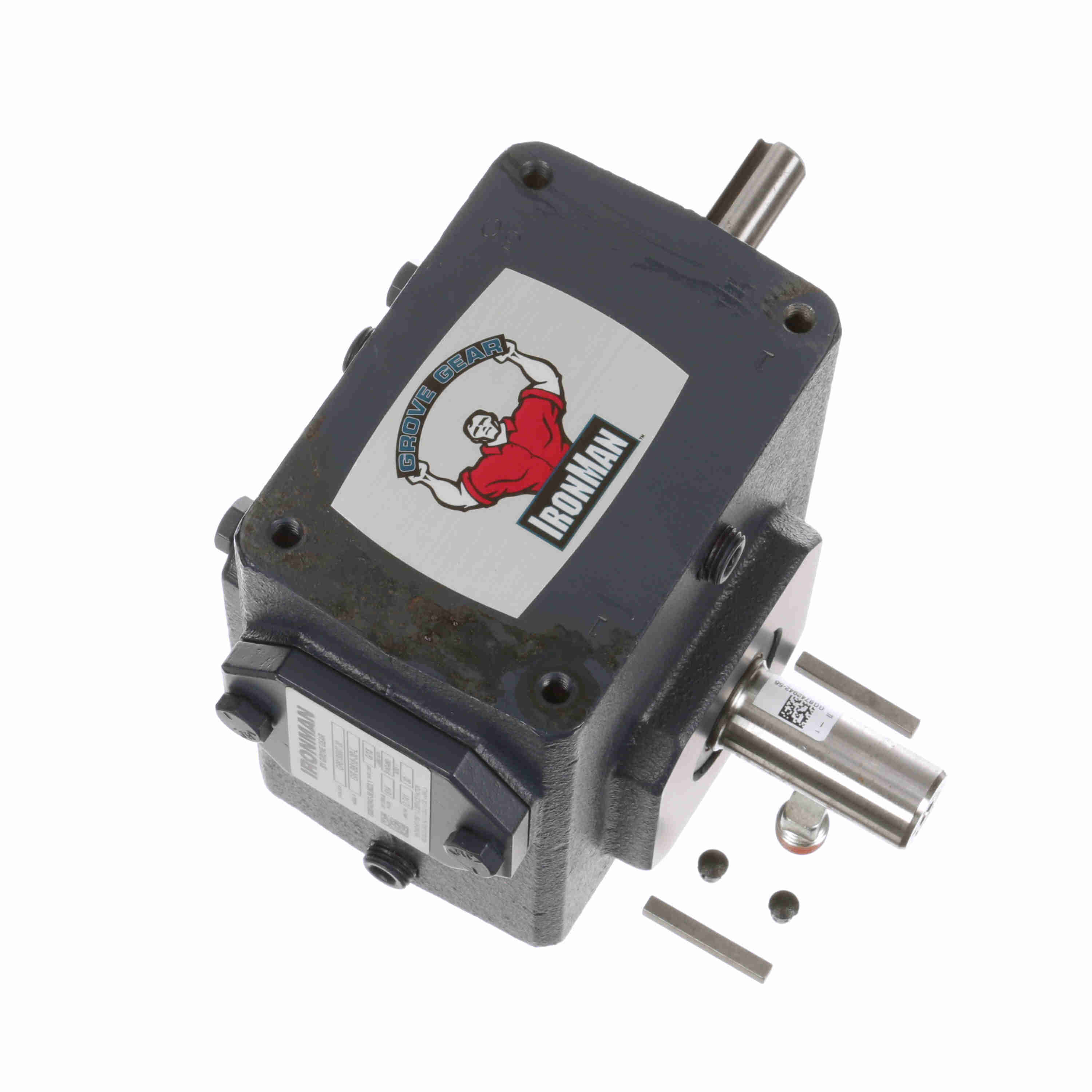 GROVE GEAR GR8180007.00 Worm Reducer, 30:1 Ratio, 0.625 Inch I.D, 0.875 Inch O.D, Cast Iron | AX8XHG