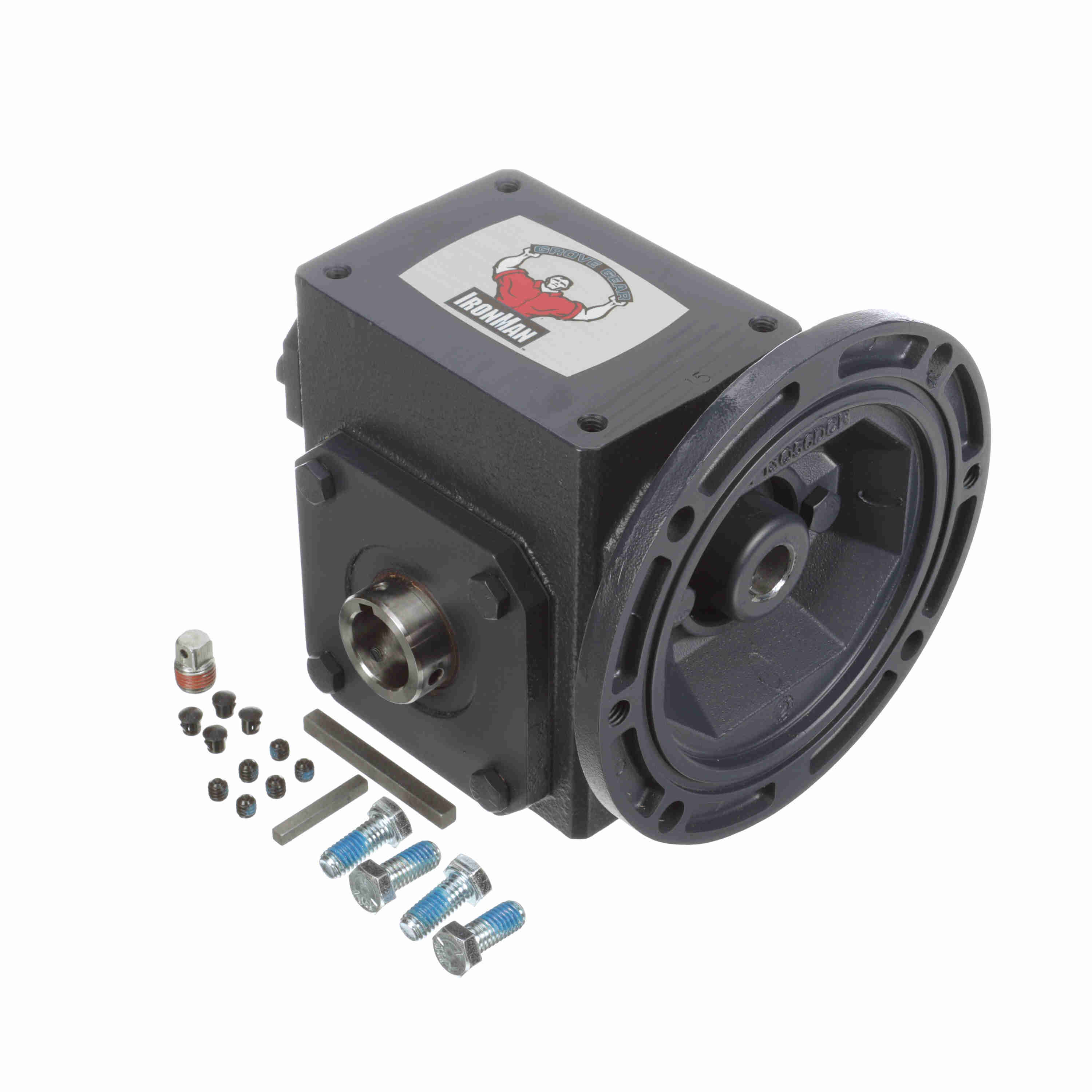 GROVE GEAR GR8180542.16 Worm Reducer, 25:1 Ratio, 0.625 Inch I.D, 1 Inch O.D, Cast Iron | AX3ZYE