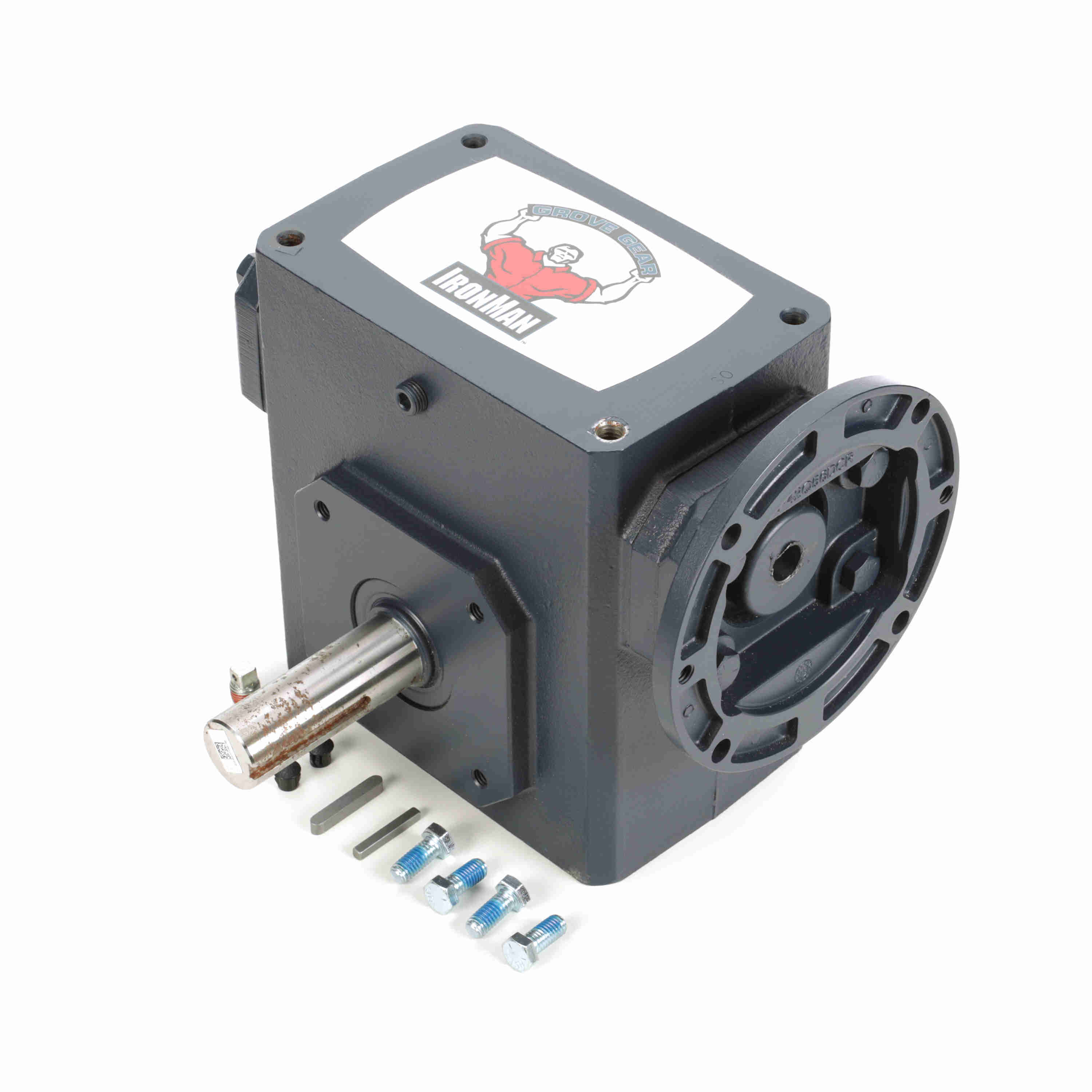 GROVE GEAR GR8300190.00 Worm Reducer, 60:1 Ratio, 0.625 Inch I.D, 1.25 Inch O.D, Cast Iron | AX7BHK GR-BMQ830-60-L-56