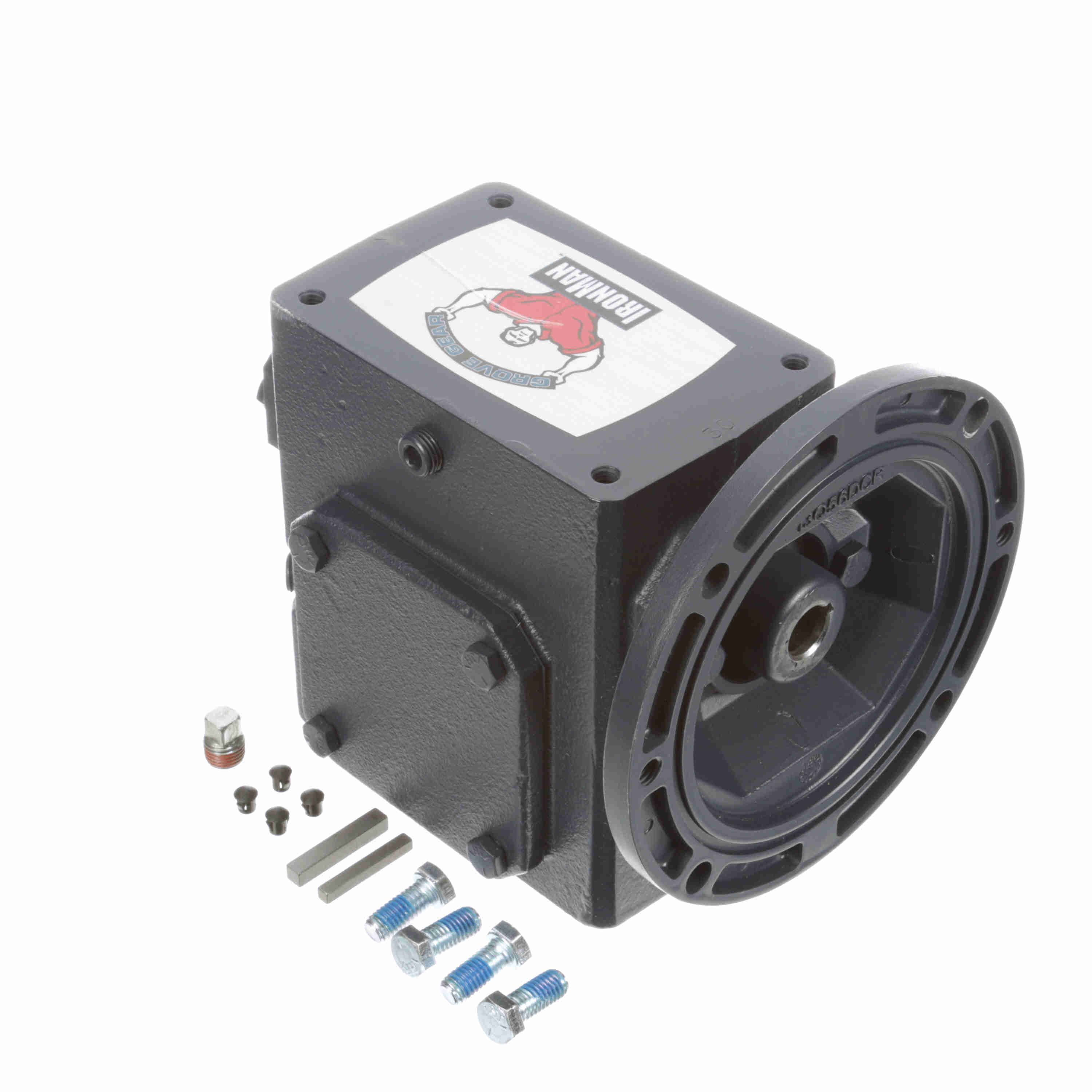 GROVE GEAR GRG8210125.00 Worm Reducer, 20:1 Ratio, 0.625 Inch I.D, 1 Inch O.D, Cast Iron | AX4BUQ