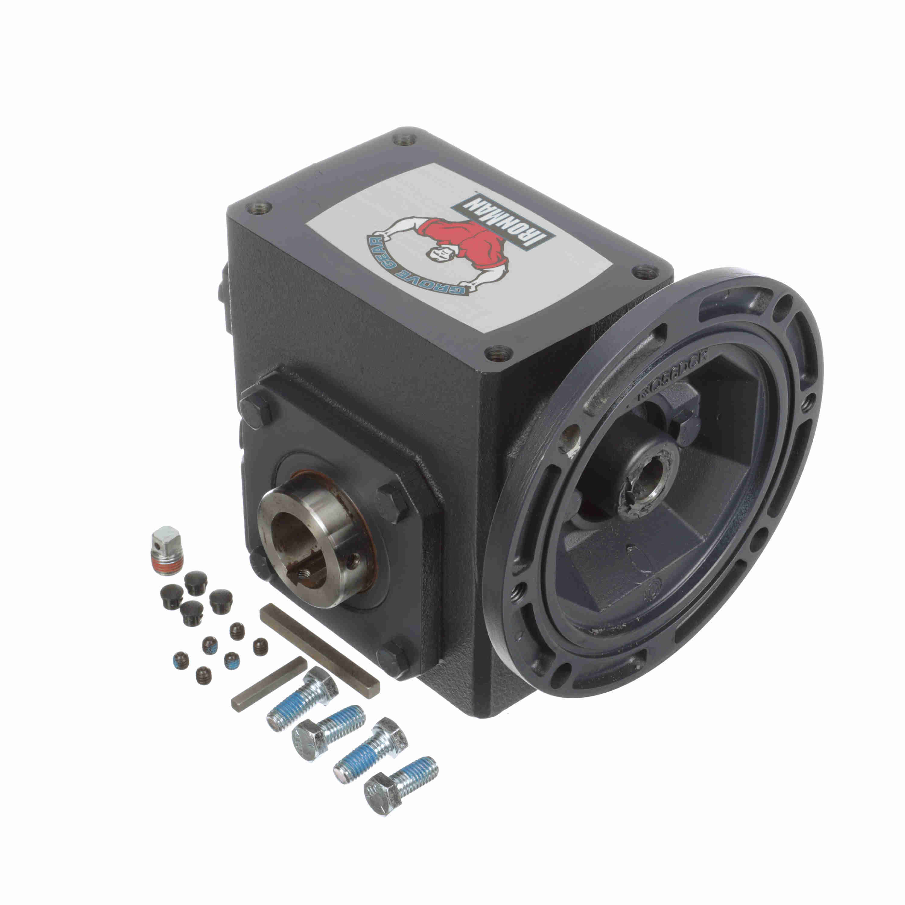 GROVE GEAR GRL8210539.23 Worm Reducer, 10:1 Ratio, 0.625 Inch I.D, 1.438 Inch O.D, Cast Iron | AX9KYE GRL-HMQ821-10-H1-56-23