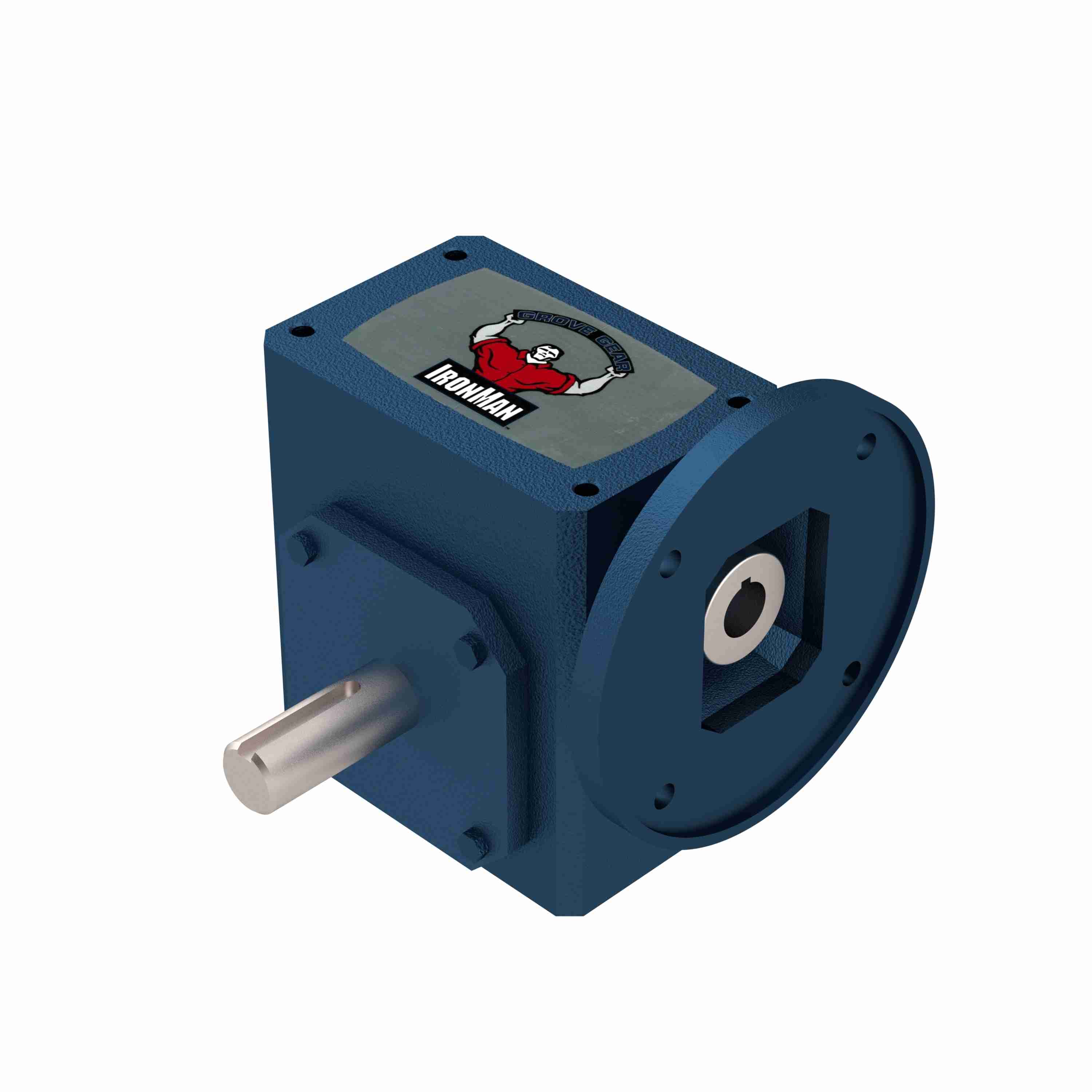 GROVE GEAR GRL8320187.00 Worm Reducer, 20:1 Ratio, 1.125 Inch I.D, 1.375 Inch O.D, Cast Iron | AY6LLG GRL-BMQ832-20-D-180