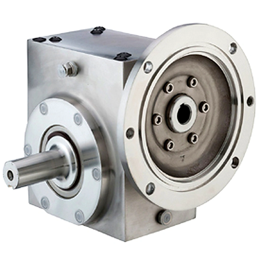 GROVE GEAR S213004600 Helical Reducer, 60:1 Ratio, 0.625 Inch I.D, 1 Inch Output Diameter, Stainless Steel | AX3XJZ SS-BMQ821-60-L-56