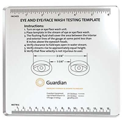 GUARDIAN EQUIPMENT 250-052 Tester, Eye Wash | CJ7EAF