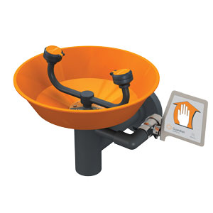 GUARDIAN EQUIPMENT G1890 Eyewash, Wall Mounted, Corrosion Resistant | CJ7EFW