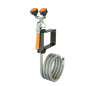 Dual Head Drench Hose Wall Mount 8 Feet