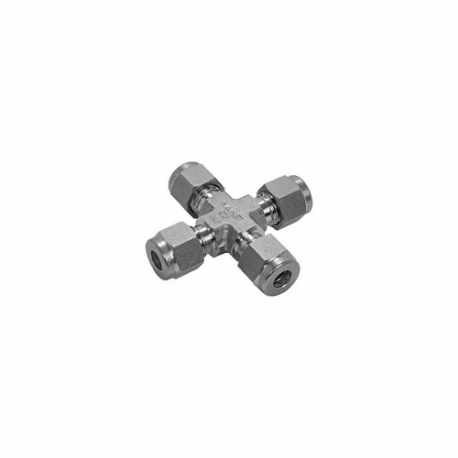 HAM-LET 3000040 Cross, 316 Stainless Steel, Compression X Compression X Compression X Compression | CR3PBF 787XP1