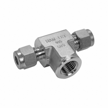 HAM-LET 3000821 Female Branch Tee, 316 Stainless Steel x FNPT | CR3PBT 787YJ4