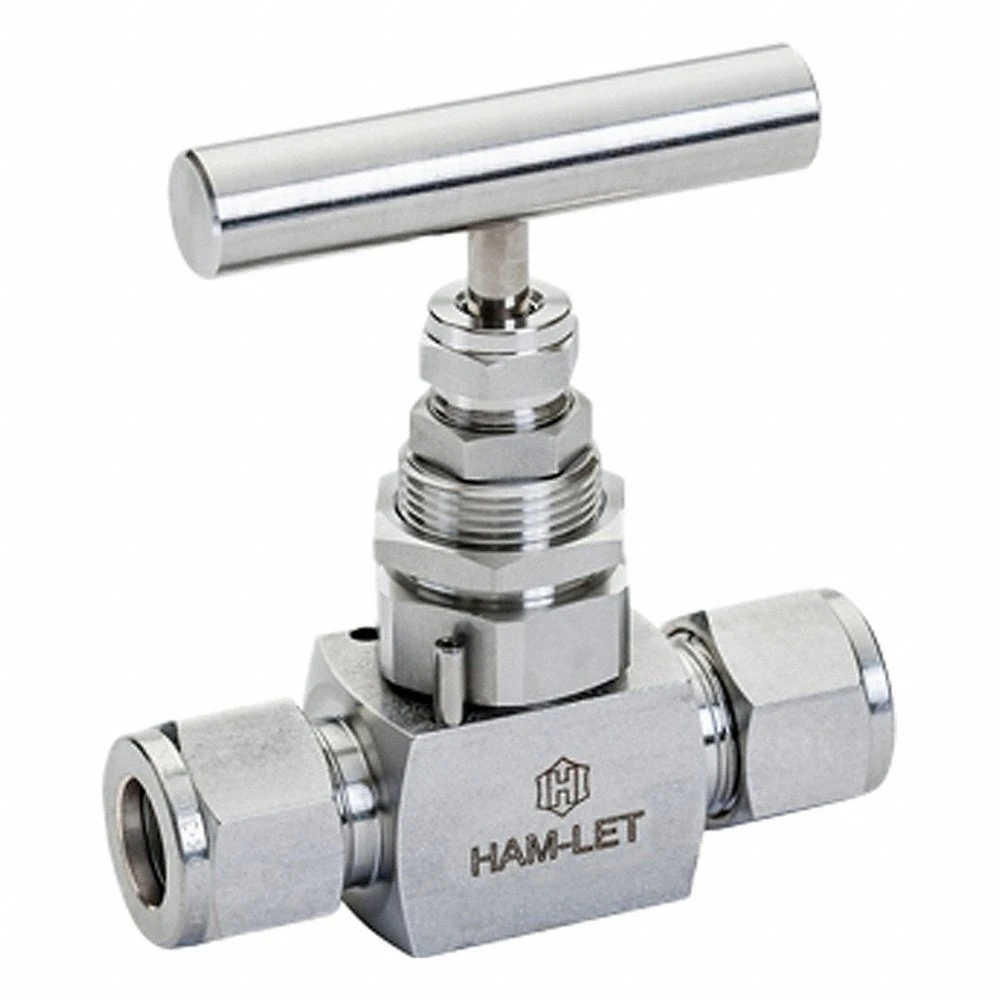 Plumbing Needle Valve, Inline Valve Body, 316 SST, Screw-In Bonnet, FNPT x FNPT