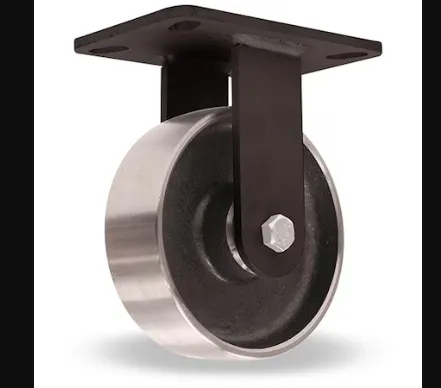 HAMILTON R-HSK-6HFSB Heat-Resistant Kingpinless Plate Caster, 6 Inch Dia, 7 3/4 Inch Height, A | CR3NHG 154G38