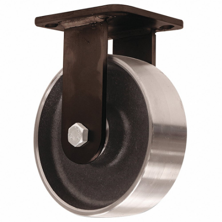 HAMILTON R-WHK-4HFSB Heat-Resistant Kingpinless Plate Caster, 4 Inch Dia, 5 5/8 Inch Height, B | CR3NGV 55HA09