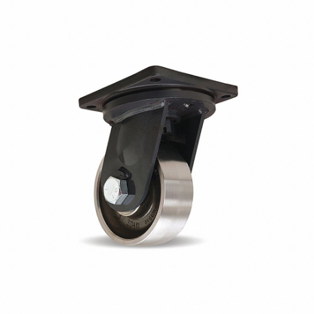 HAMILTON S-MDK-83HFSB-H4SL-HCB Heat-Resistant Standard Plate Caster, 8 Inch Dia, 11 Inch Height | CR3NJR 55HA11