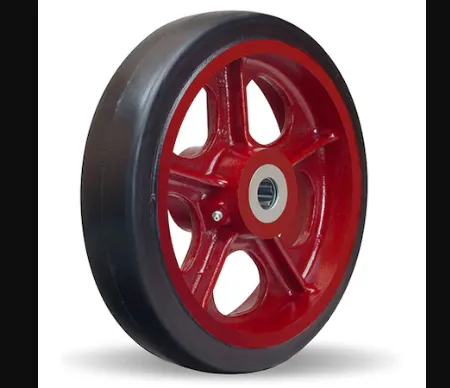 HAMILTON W-1226-R-1 Caster Wheel, 12 Inch Wheel Dia, 2 1/2 Inch Wheel Width, 900 lb Load Rating | CR3NFY 35W166