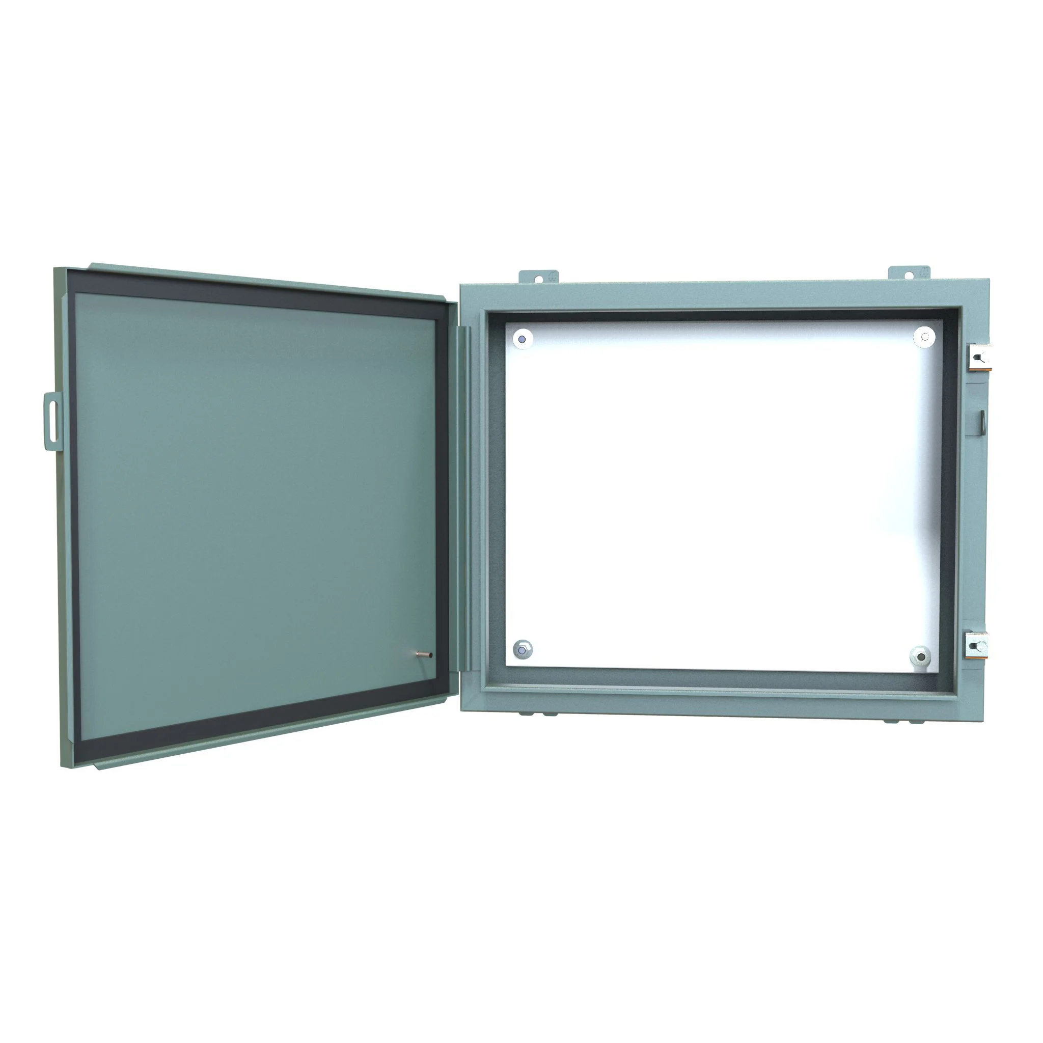 HAMMOND 1418ER6 Enclosure, 20 x 24 x 6 Inch Size, Wall Mount, Carbon Steel, Ansi 61 Gray | CV7JGF