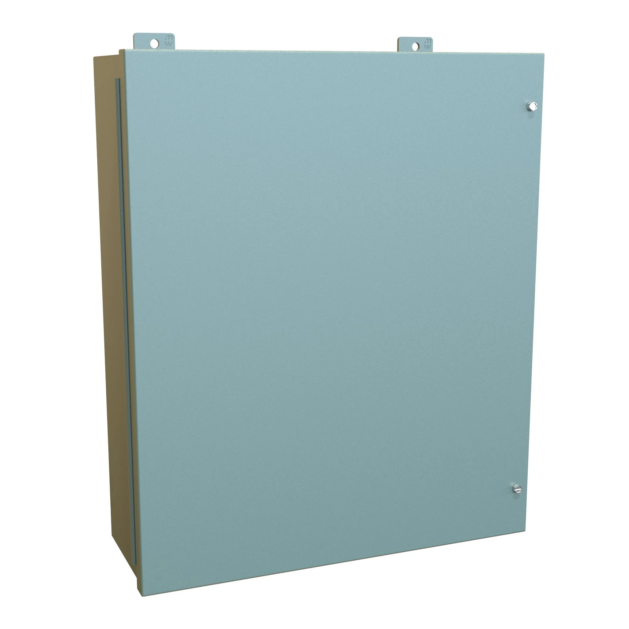 HAMMOND 1418JE7 Enclosure, 24 x 20 x 7 Inch Size, Wall Mount, Carbon Steel, Ansi 61 Gray | CV7JHC