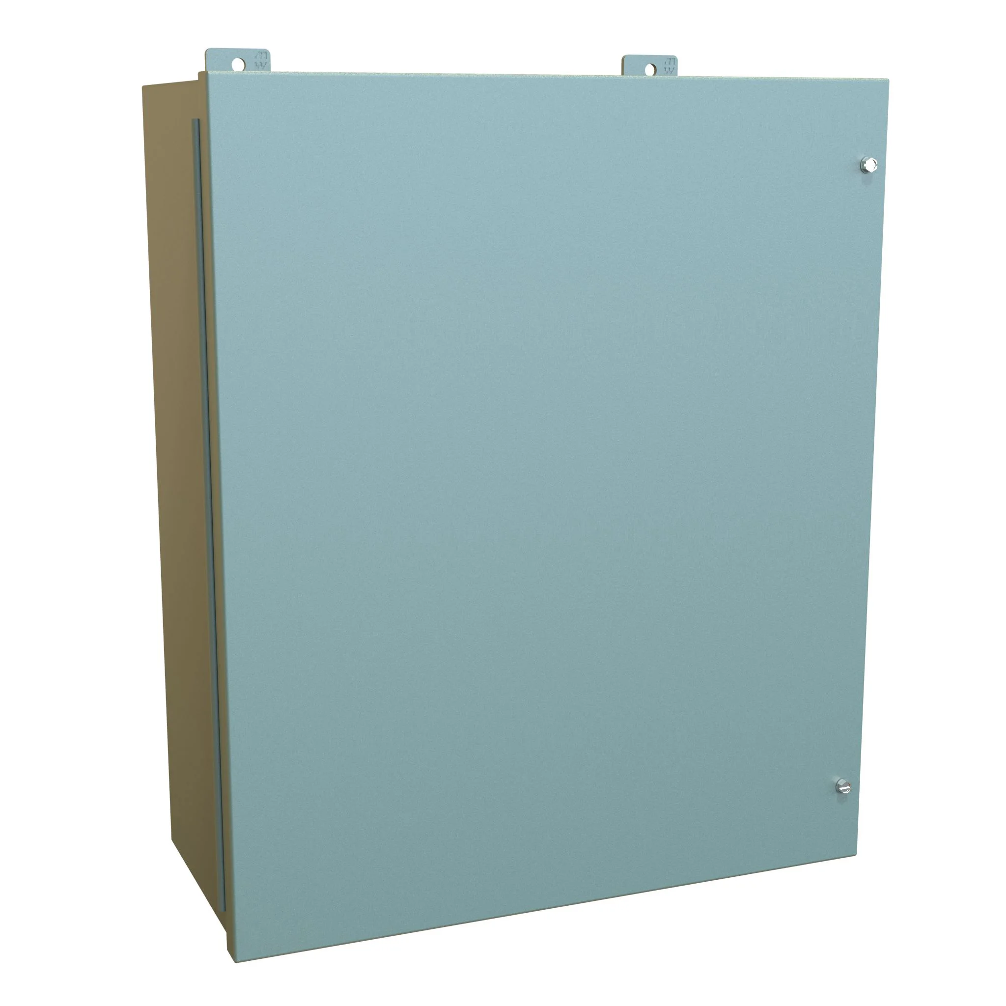 HAMMOND 1418JE9 Enclosure, 24 x 20 x 9 Inch Size, Wall Mount, Carbon Steel, Ansi 61 Gray | CV7JHD