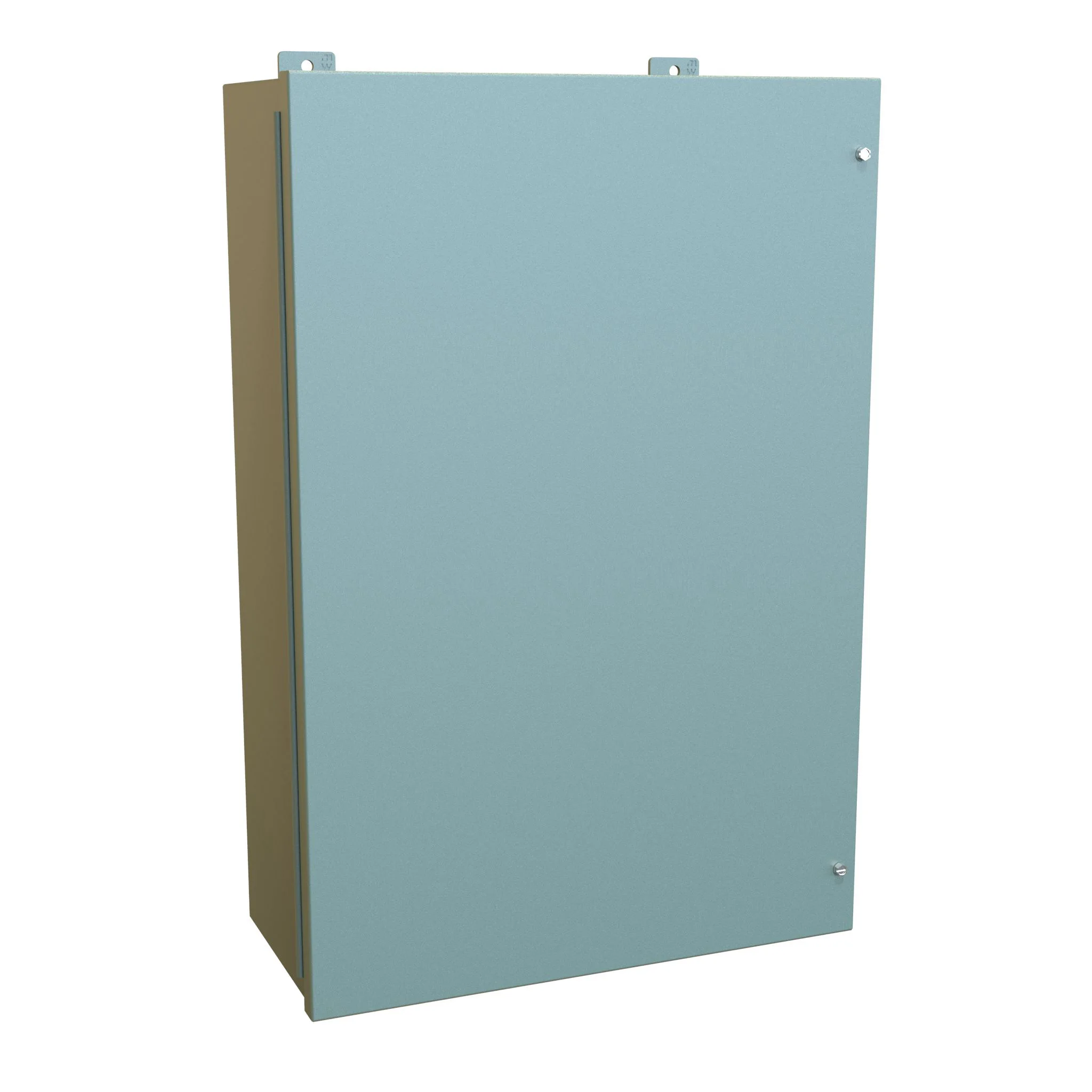 HAMMOND 1418JF9 Enclosure, 30 x 20 x 9 Inch Size, Wall Mount, Carbon Steel, Ansi 61 Gray | CV7JHF