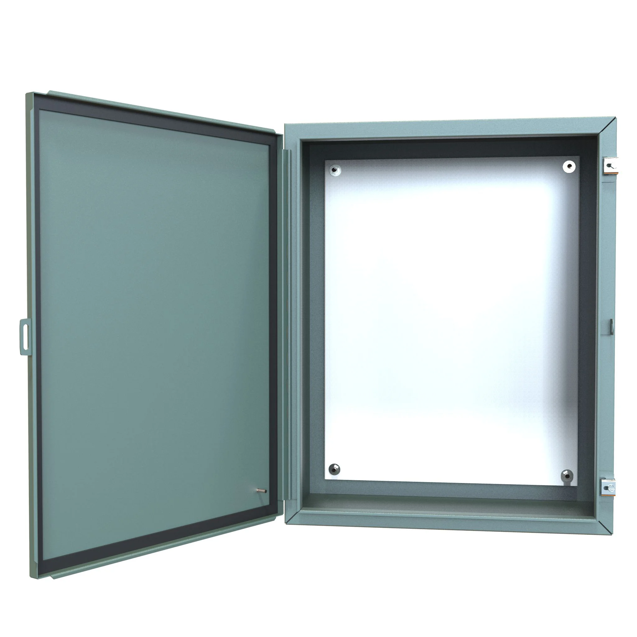 HAMMOND 1418K12 Enclosure, 30 x 24 x 12 Inch Size, Wall Mount, Carbon Steel, Ansi 61 Gray | CV7JHP