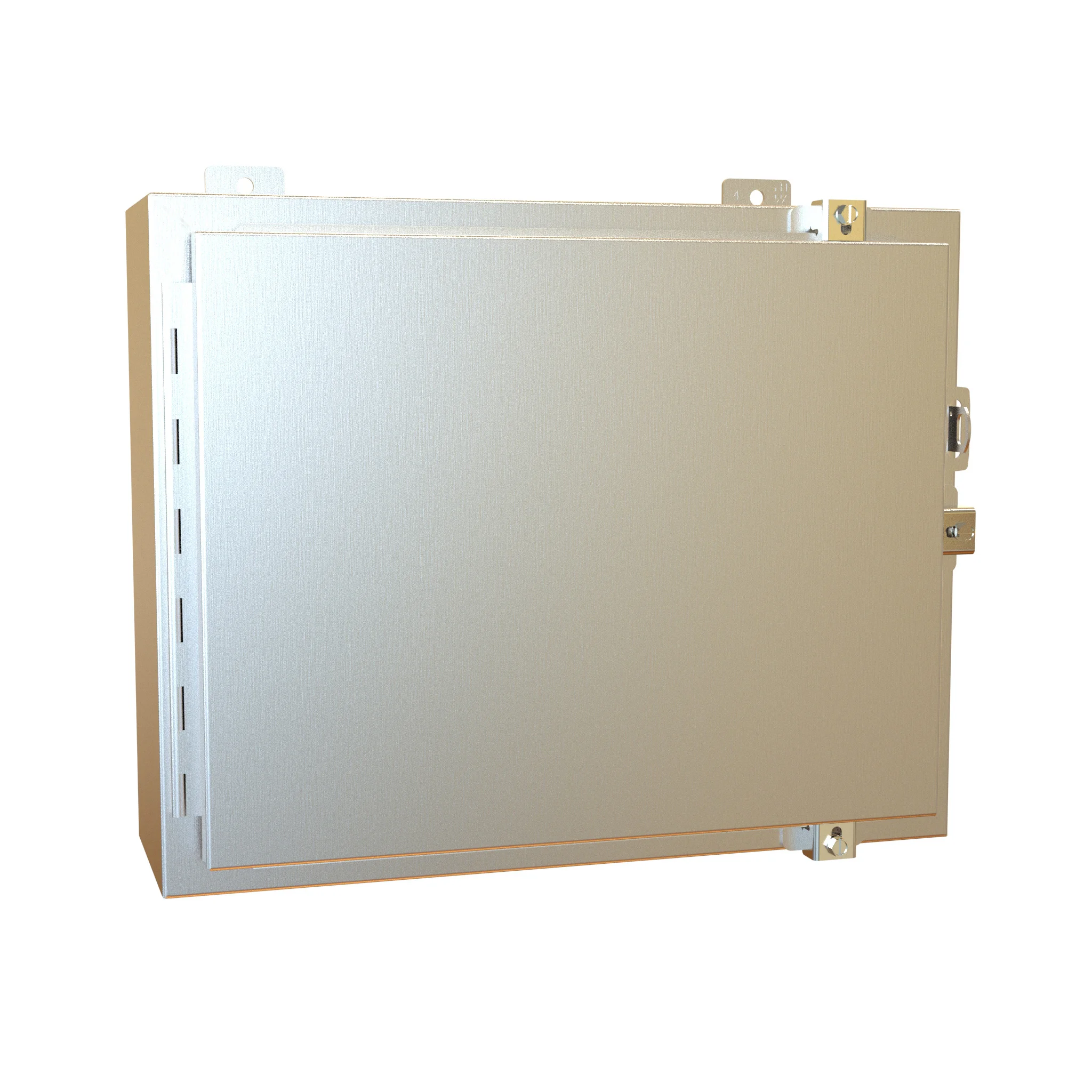 HAMMOND 1418N4S16CR6 Enclosure, 16 x 20 x 6 Inch Size, Wall Mount, 316 Stainless Steel, #4 Brush Finish | CV7JKU