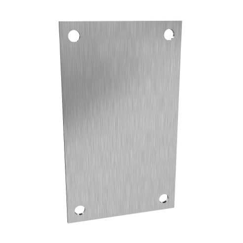 HAMMOND 14R0503SS Subpanel, 304 Stainless Steel, #4 Brush Finish | CV7ZXP