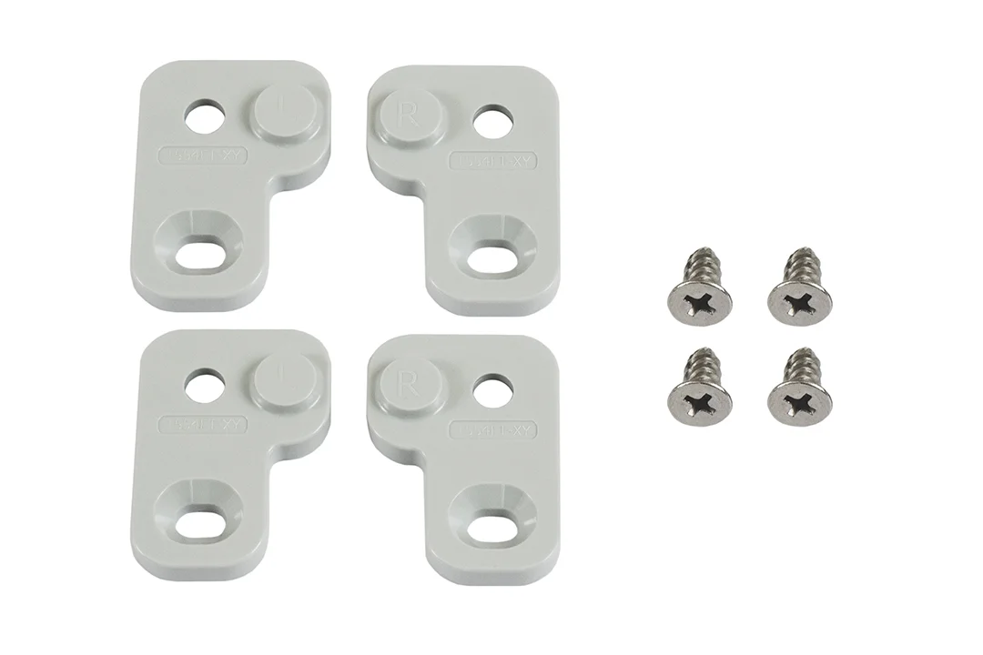 HAMMOND 1554FT-XY Mounting Feet Kit, Polycarbonate | CV7LVE