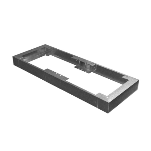 HAMMOND 2CSP44818 Console Plinth, 4 x 48 x 18 Inch Size, 304 Stainless Steel, #4 Brush Finish | CV7VGU