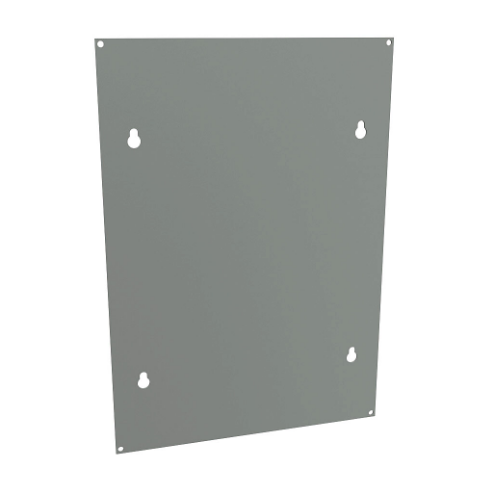 HAMMOND CSFC128 Flush Cover, Carbon Steel, 16 Gauge, Ansi 61 Gray, Powder Coat Finish | CV7GYB