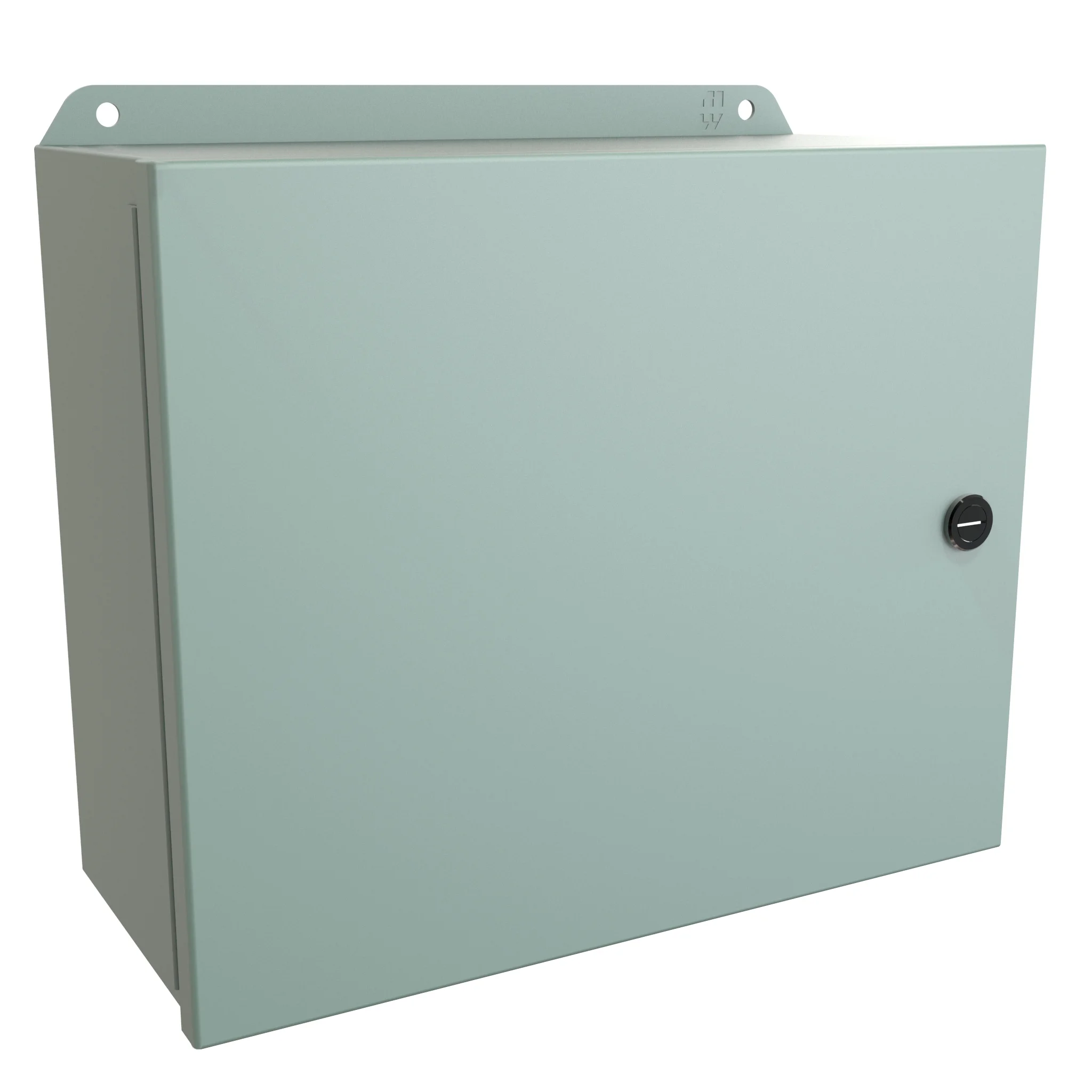 HAMMOND EJ10125 Enclosure, 10 x 12 x 5 Inch Size, Wall Mount, Carbon Steel, Ansi 61 Gray | CV7KAC