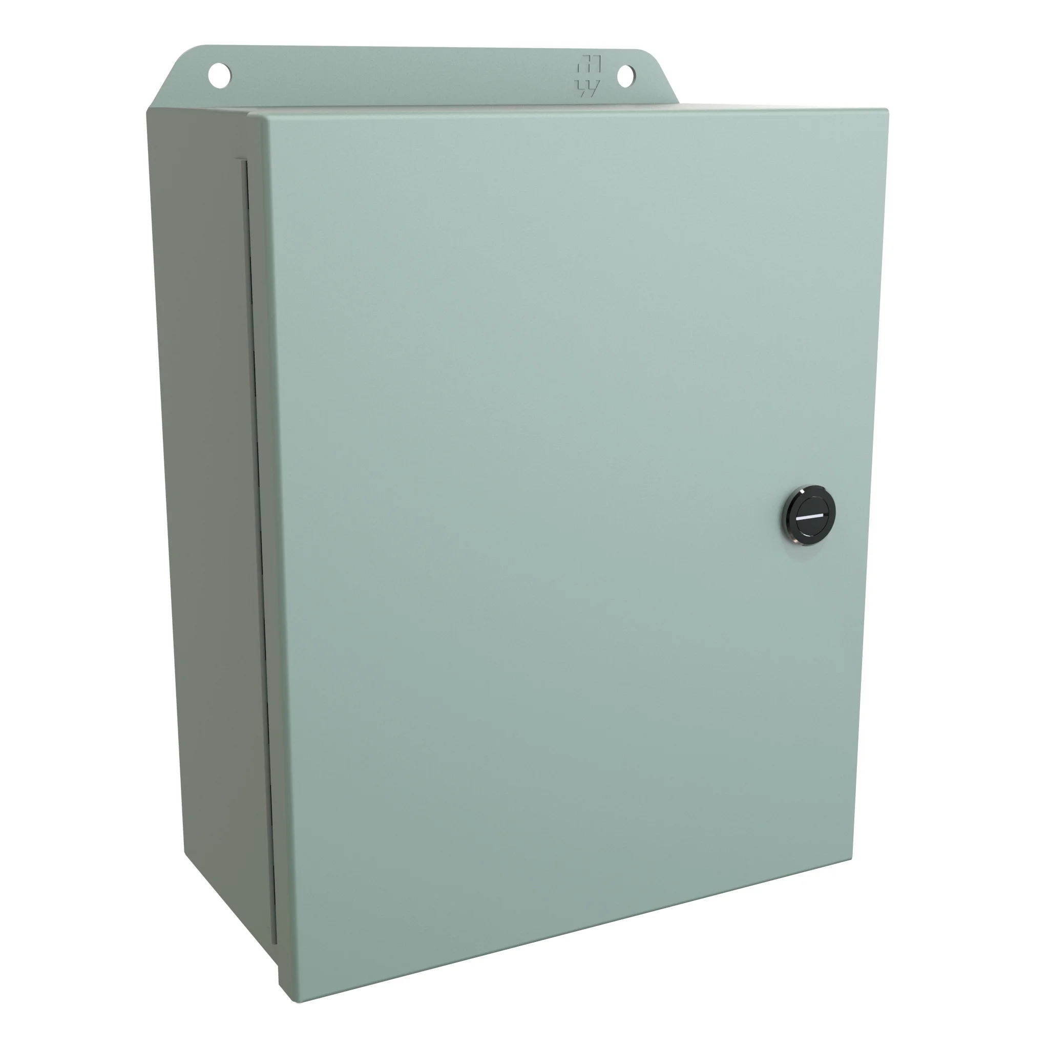HAMMOND EJ1084 Enclosure, 10 x 8 x 4 Inch Size, Wall Mount, Carbon Steel, Ansi 61 Gray | CV7KAE