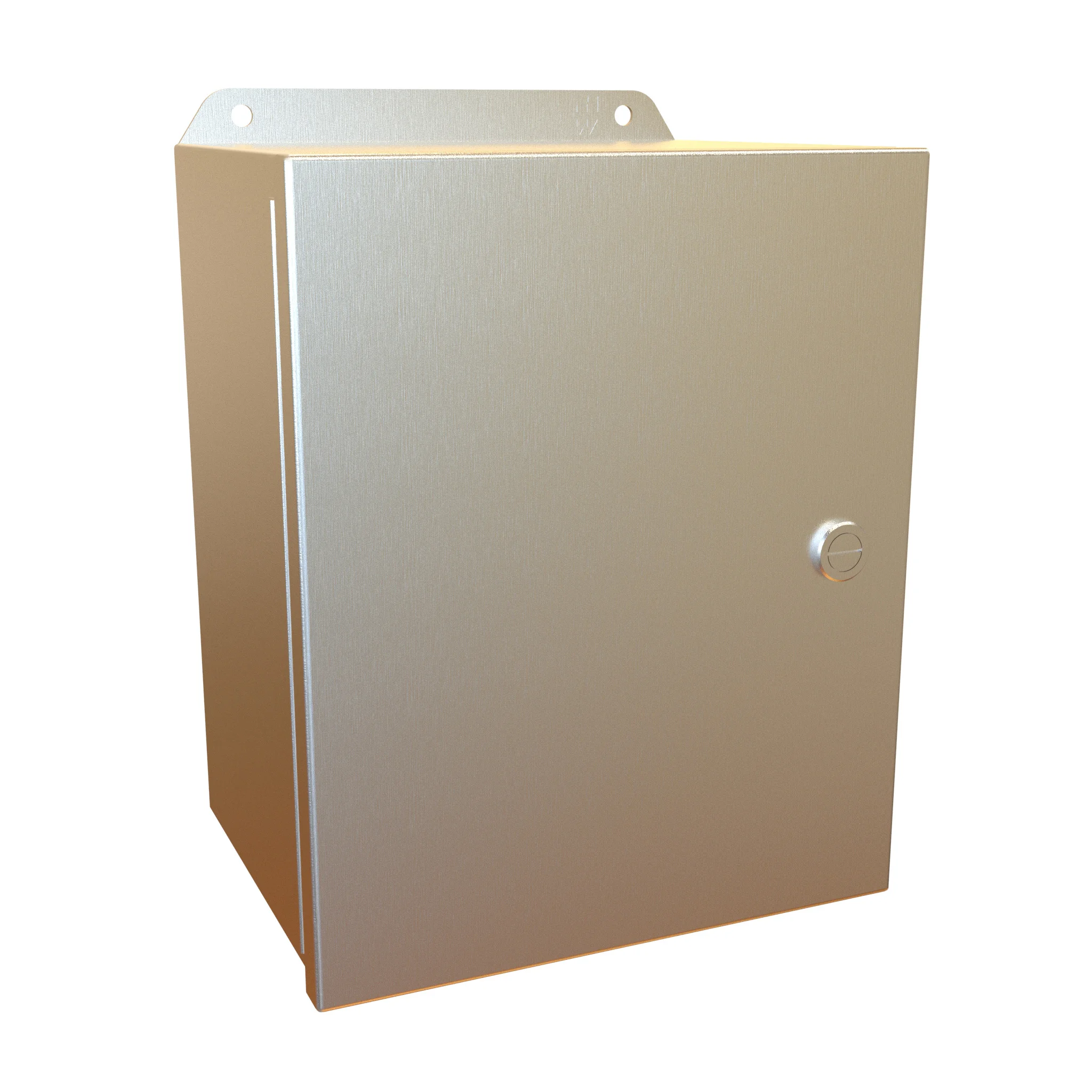 HAMMOND EJ1086SS Enclosure, 10 x 8 x 6 Inch Size, Wall Mount, 304 Stainless Steel, #4 Brush Finish | CV7KAP