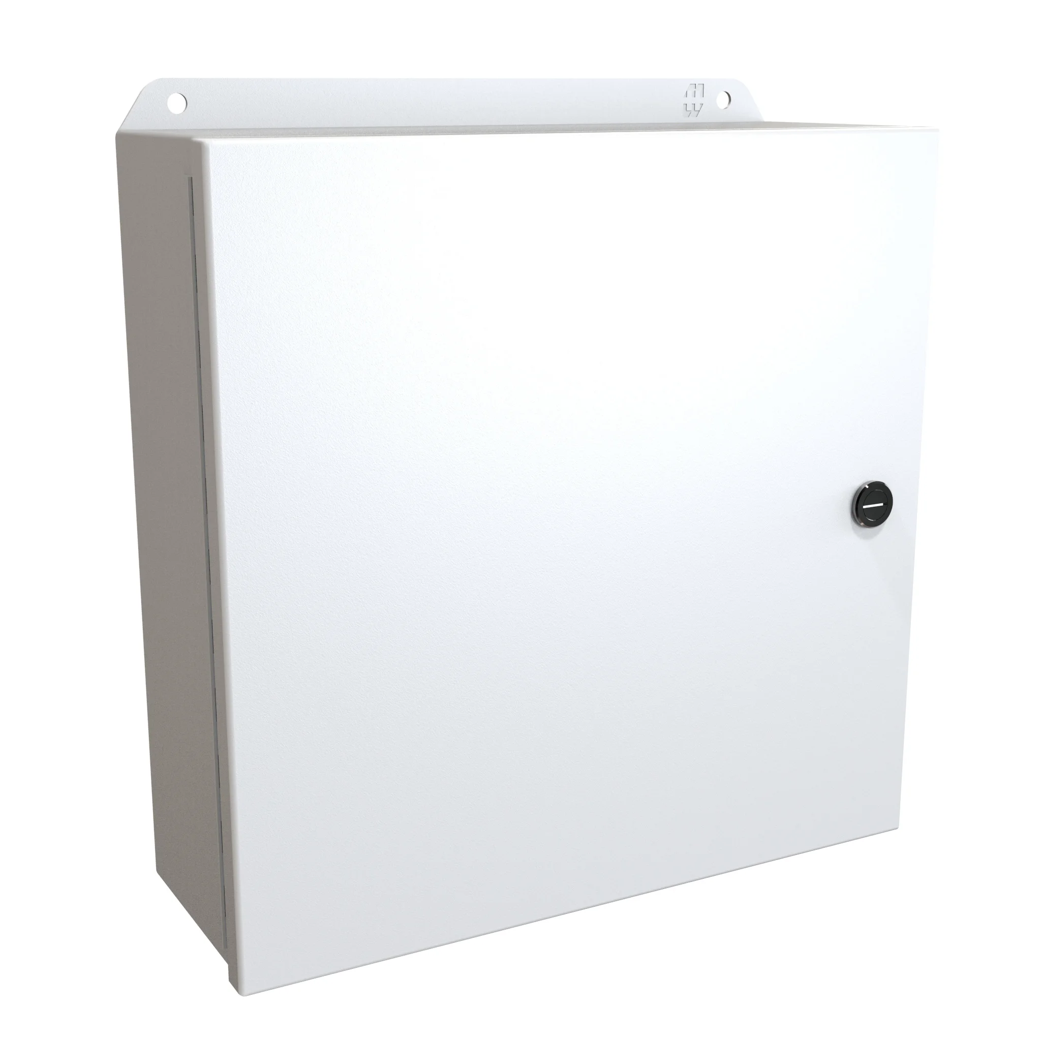 HAMMOND EJ12124LG Enclosure, 12 x 12 x 4 Inch Size, Wall Mount, Carbon Steel, Ral 7035 Light Gray | CV7KBG